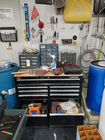 Image for Lot of Tool Storage Cabinets and Tools