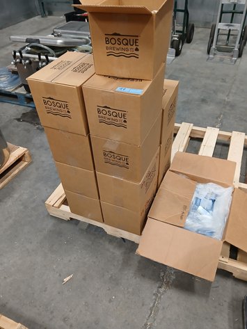 Image for (16) Boxes of Growler Caps and (1) Cs of Shrink Sleeves