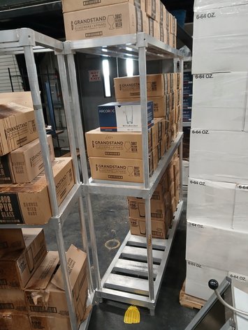 Image for Lot of (3) Aluminum Racks