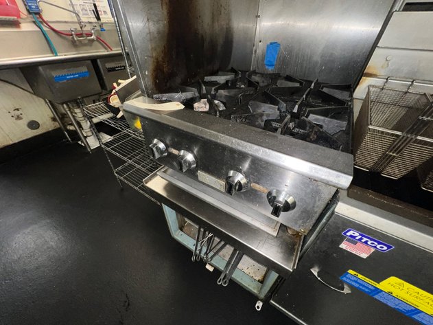 Image for FALCON 4-Burner Range and Stand