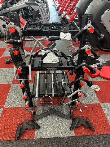 Image for Assorted Cable Machine Grips, Handles and Attachments (RACK NOT INCLUDED) 