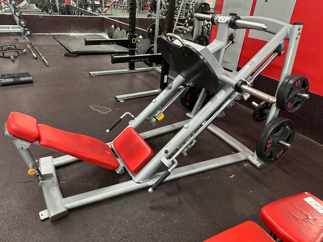 Image for MATRIX MG-PL70 45 Degree Plate Loaded Leg Press w/ 300 lbs of Plates