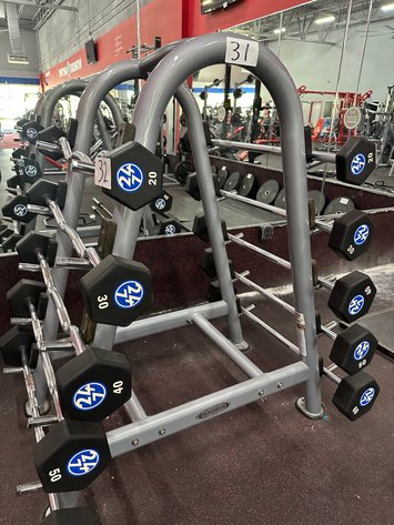 Image for MATRIX G3-FW96 10 Rack Barbell Rack (Barbells NOT INCLUDED)