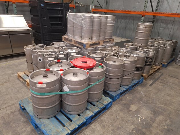 Image for Lot of Stainless Steel Kegs