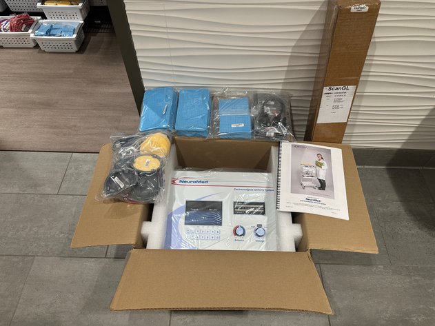 Image for NEUROMED Matrix Electroanalgesic Delivery Systems w/ Cart and Accessories (NEW IN BOX)