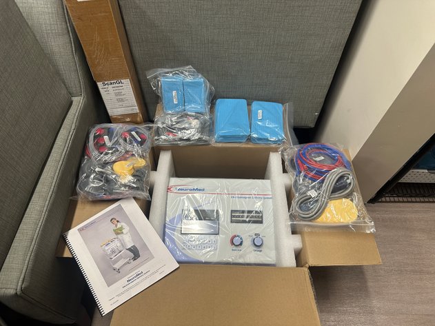 Image for NEUROMED Matrix Electroanalgesic Delivery Systems w/ Cart and Accessories (NEW IN BOX)