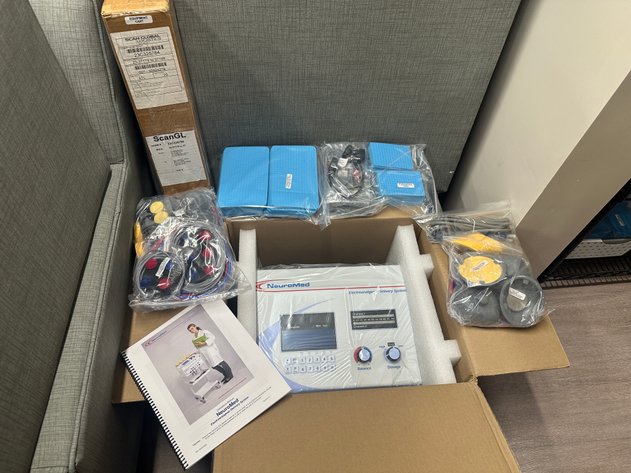 Image for NEUROMED Matrix Electroanalgesic Delivery Systems w/ Cart and Accessories (NEW IN BOX)