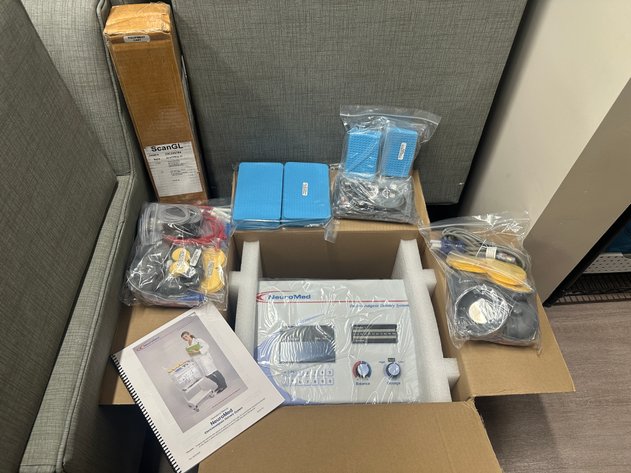 Image for NEUROMED Matrix Electroanalgesic Delivery Systems w/ Cart and Accessories (NEW IN BOX)