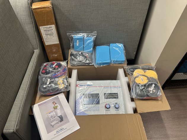 Image for NEUROMED Matrix Electroanalgesic Delivery Systems w/ Cart and Accessories (NEW IN BOX)