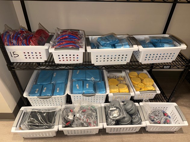 Image for Assorted NEUROMED Matrix Electroanalgesic Accessories - Cups, Electrodes, Gloves, Pads, and Cables