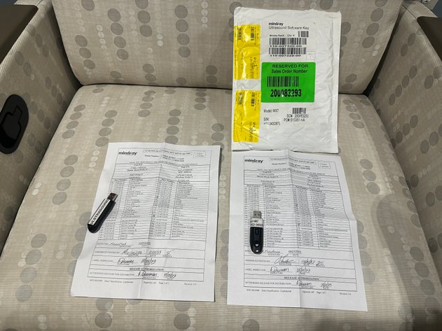 Image for (2) MINDRAY MX7 Ultrasound Software / License Recovery USB Keys (AS-IS. Transferability Unknown)