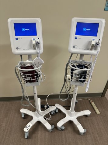 Image for Lot of (2) WELCH ALLYN Spot Vital Signs 4400 Mobile Units