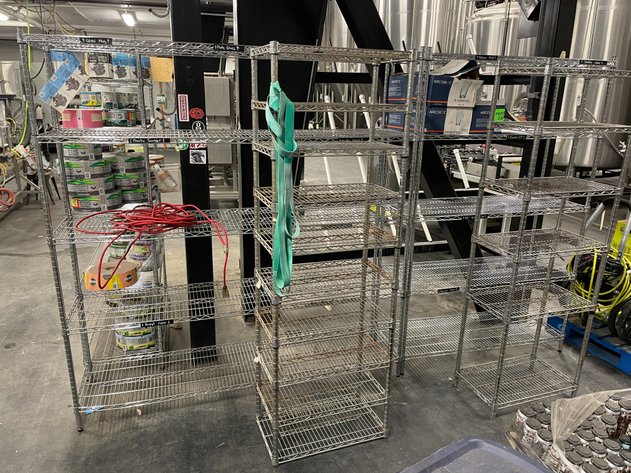Image for Lot of Metal Wire Racks