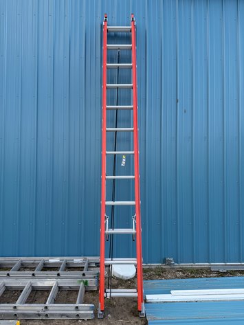 Image for WERNER 24ft Fiberglass Extension Ladder