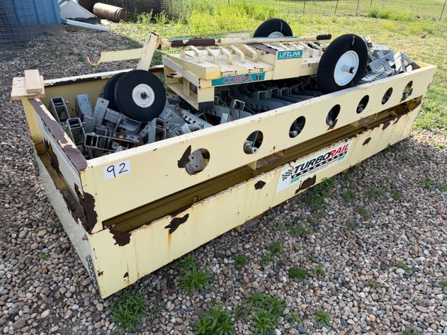 Image for GARLOCK TurboRail Railing System and Cobra Lifelink Twin-Man Mobile Fall Protection Cart