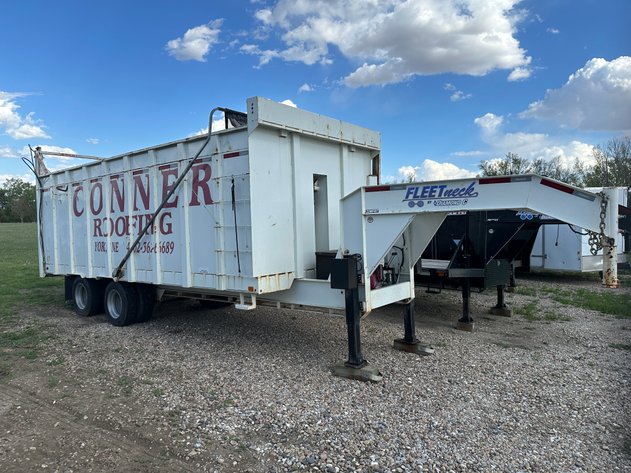 Image for 2015 ROAD CLIPPER / DIAMOND C Fleetneck 8x20 Tandem-Axle Gooseneck Dump Trailer - Mo: 23WFDT