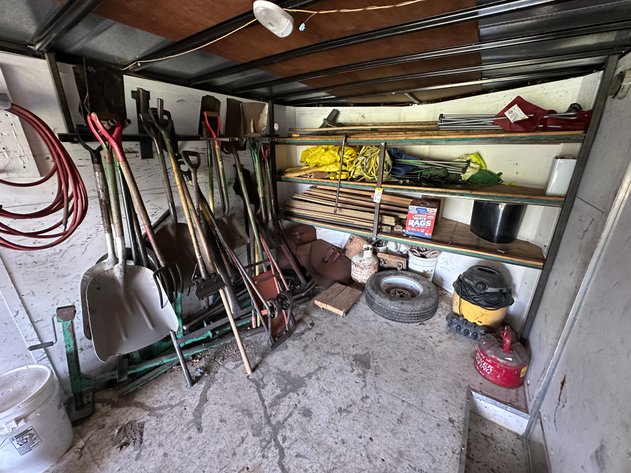 Image for ALL Roofing Tools, Fasteners, and Materials of Lot 15 Enclosed Trailer (CONTENTS ONLY)