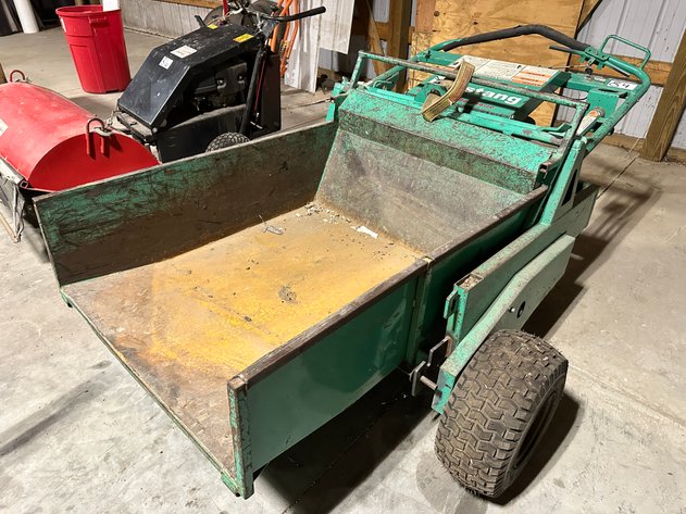 Image for GARLOCK Mustang Hydrostatic Walk-Behind Workhorse Hopper / Dumpster / Material Handler