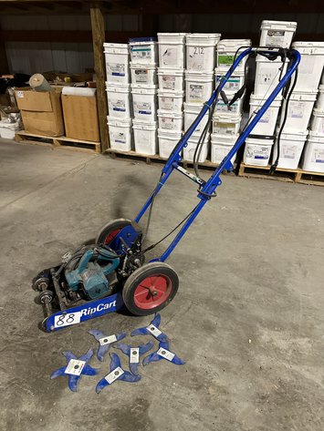 Image for MAKITA Rip Cart Cutting Machine and (5) Spare Carbide-Tipped Blades
