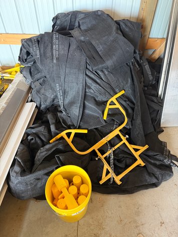 Image for THE CATCH ALL Jobsite Protection Netting System and Ladder Guard Protection 