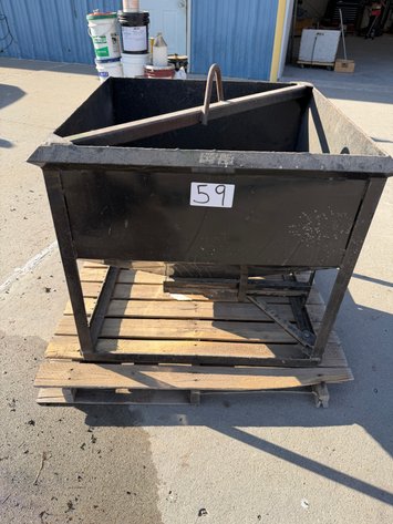 Image for Portable Gravel / Grain Hopper - 32in x 32in x 28in