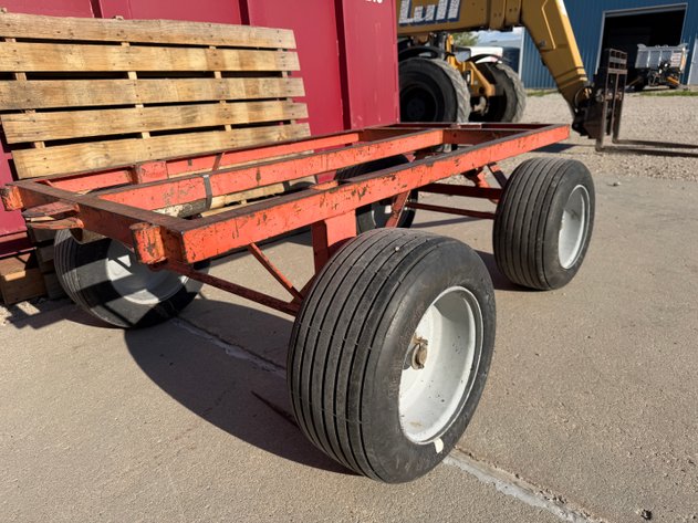 Image for Approx. 62in x 30in x 21in Heavy Duty 2000 lbs Capacity  Material Cart w/ Brake Handle (Orange)