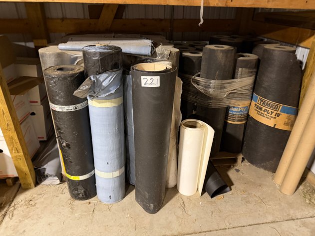 Image for Approx. (32) Rolls of TAMKO Fiberglass Ply Sheets / Felt Waterproof Roofing Membrane and Underlayment