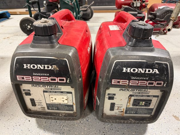 Image for (2) HONDA EB 2200i Portable Gas-Powered Inverter Generators