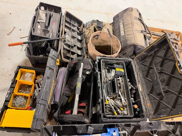 Image for Pallet of Assorted Tool Boxes, Bags and Tools