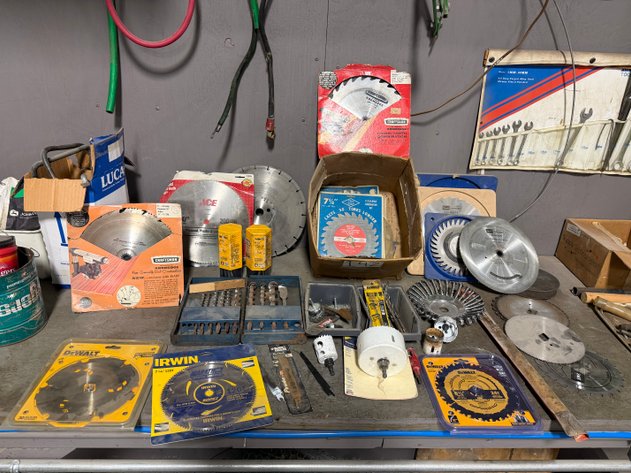 Image for Assorted Consumables - Circular Saw Blades, Hole Saw Blades, Abrasive Wheels, etc.