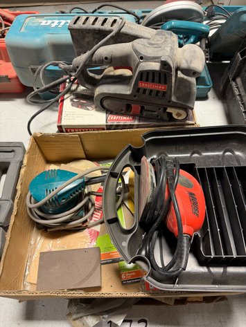 Image for (3) Electric Sanders and Sanding Sheets