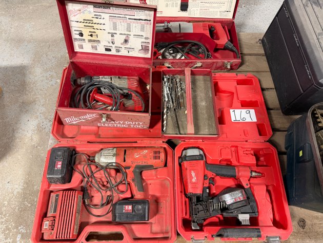 Image for (4) Assorted MILWAUKEE Power Tools