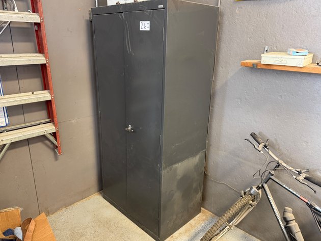 Image for SANDUSKY 3ft x 3ft x 6.5ft Metal 2-Door Cabinet
