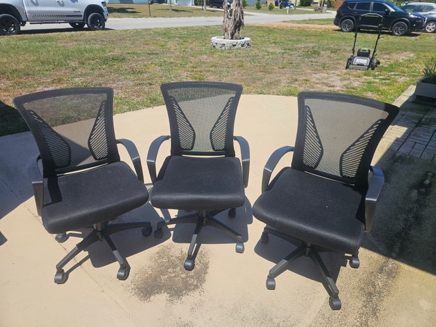Image for Set of 3 Office Rolling Chairs