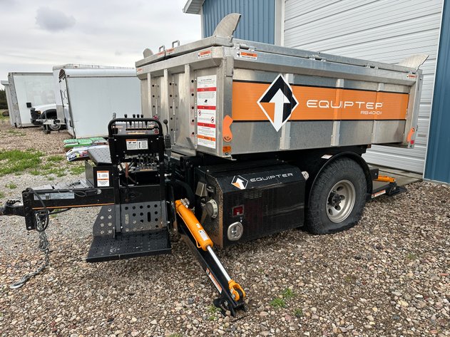 Image for 2022 EQUIPTER RB400 Self-Propelled Scissor Lift Dump Roofing Trailer