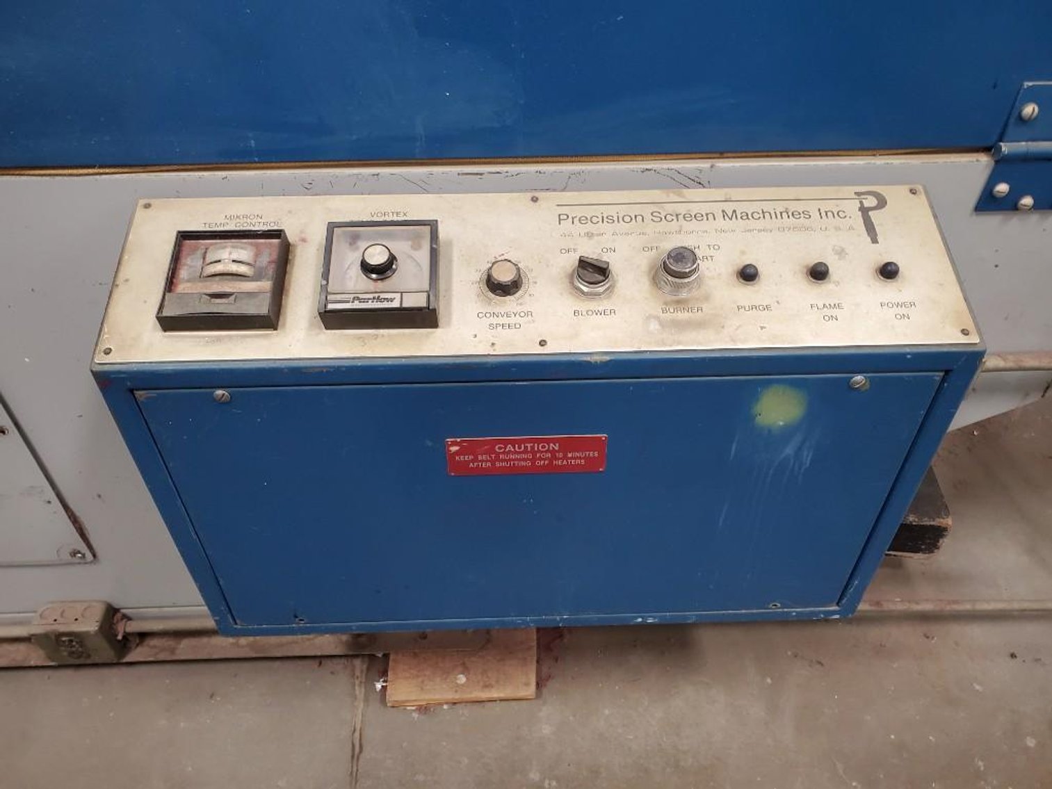 Image for PRECISION SCREEN MACHINES Gas Screen Dryer Conveyor Oven