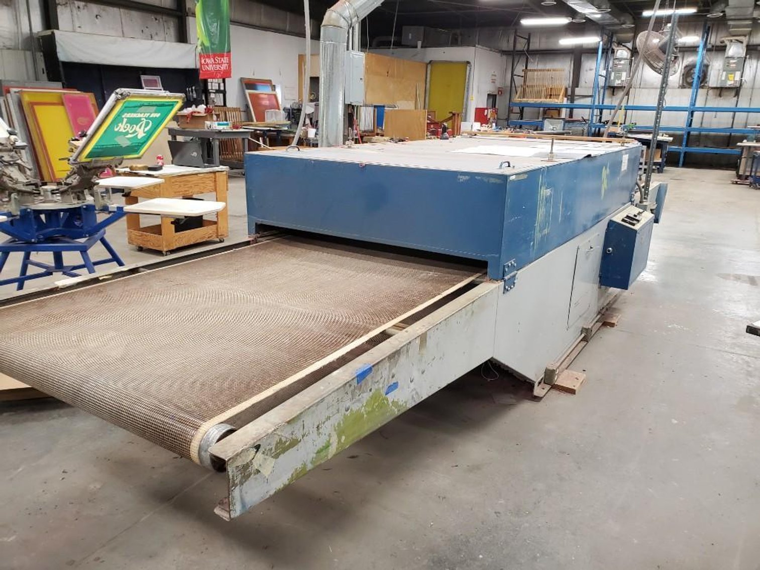 Image for PRECISION SCREEN MACHINES Gas Screen Dryer Conveyor Oven