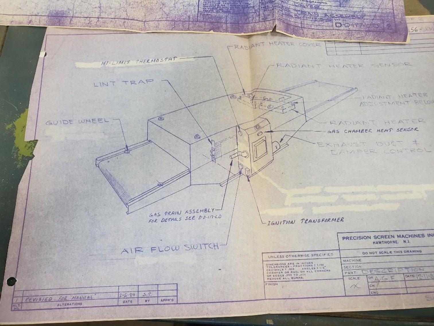 Image for PRECISION SCREEN MACHINES Gas Screen Dryer Conveyor Oven