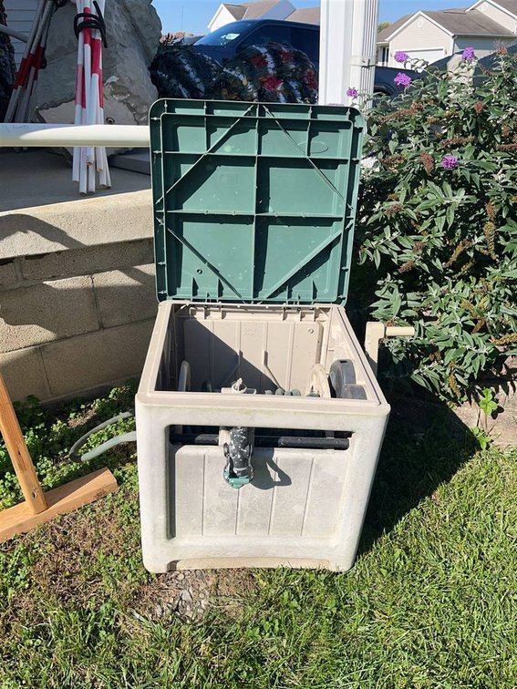 Suncast Garden Hose Reel Storage Box