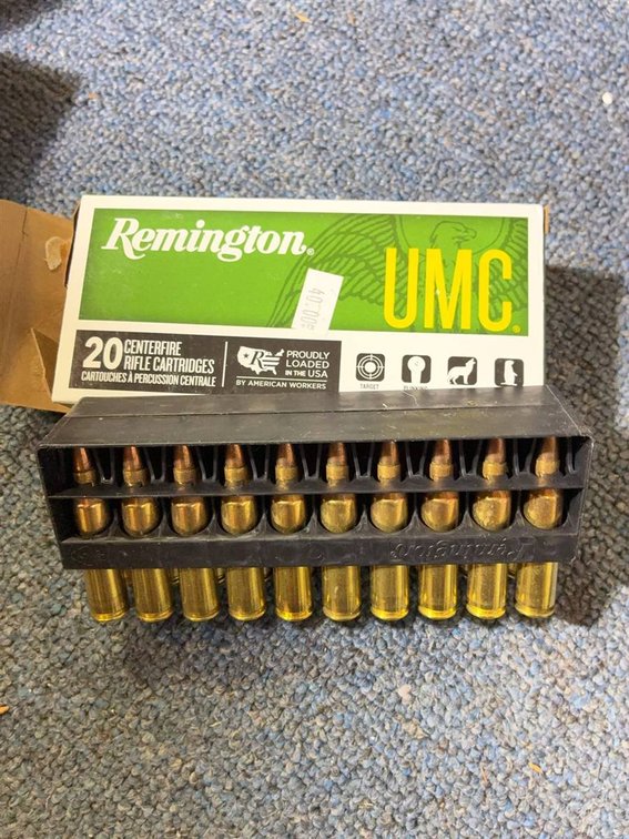 Remington UMC 20 Centerfire Rifle Cartridges
