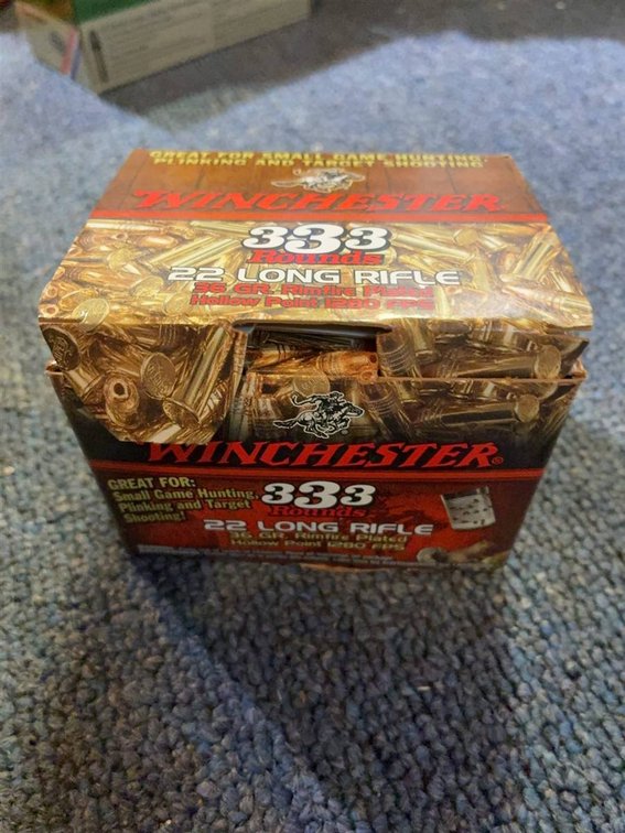 Winchester 333-Round .22 Long Rifle Ammo Box