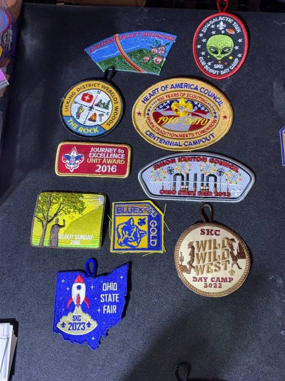 11 Boy Scouts of America Event Patches Assortment