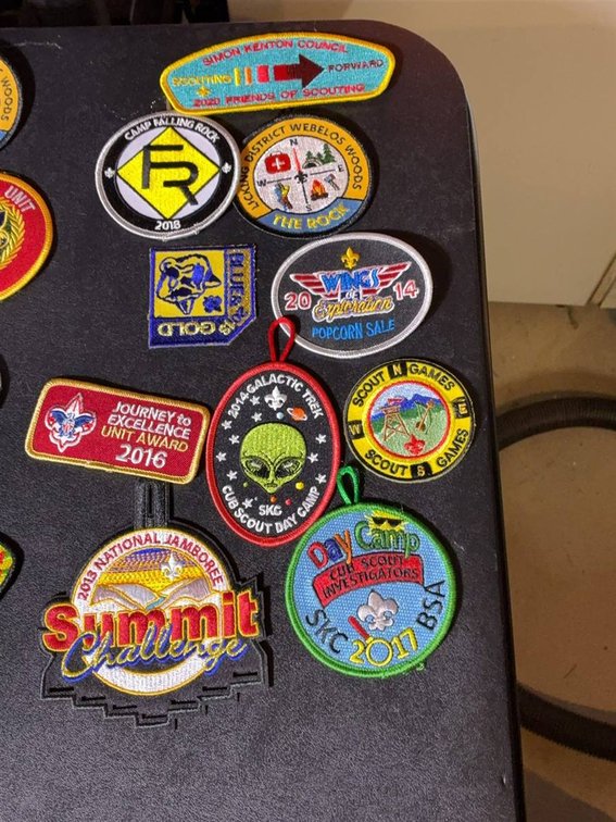 Boy Scout Embroidered Patch Collection, 10 pcs