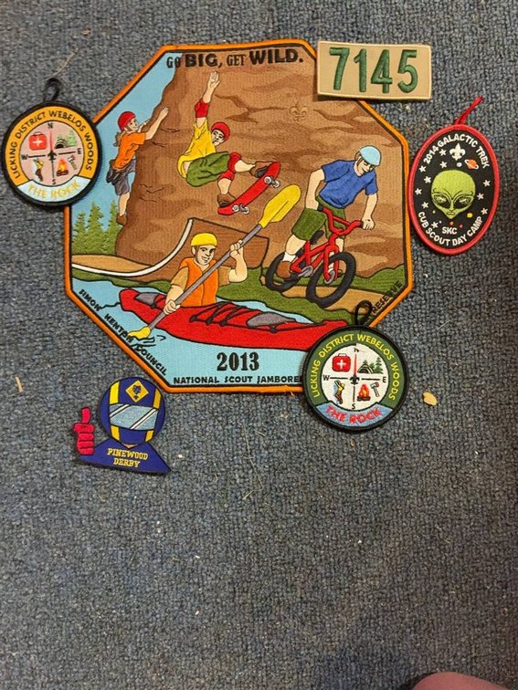 2013 BSA Jamboree Patch Set with Extras