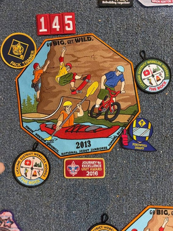 2013 National Scout Jamboree Patch Set