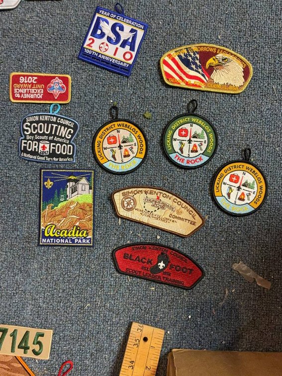 Boy Scouts of America Patch Collection, 9 Pieces