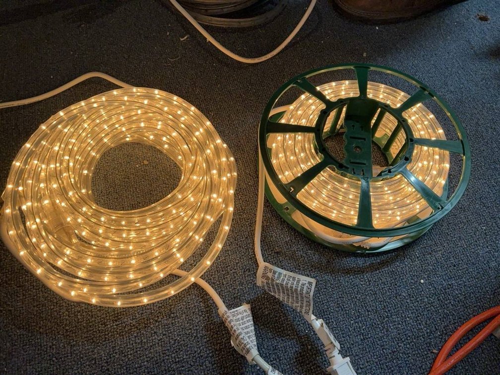 All-Purpose Storage Reel With LED Rope Light