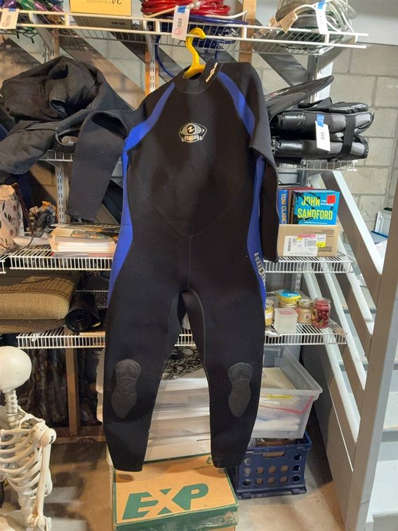 Aqua Lung 3XL Neoprene Wetsuit Black/Blue