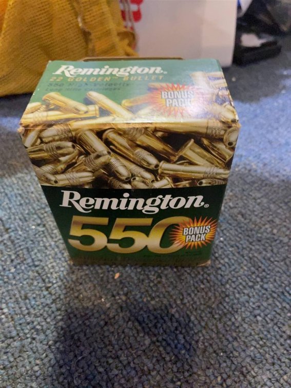 Remington 550 Golden Bullet .22LR Ammo Box
