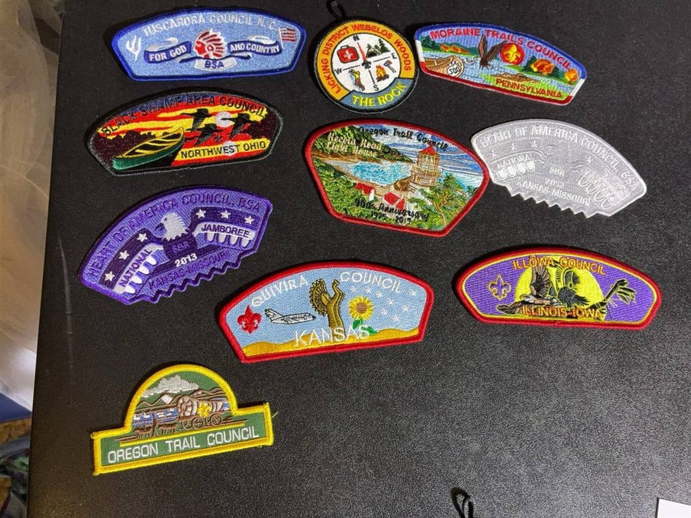 Boy Scouts of America Council Patch Lot
